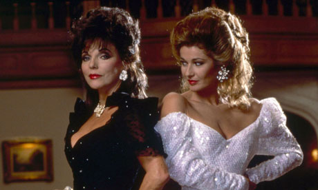 Joan Collins and Stephanie Beacham in Dynasty 1988