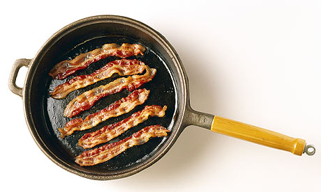 Daily consumption of bacon and other red meat products can raise cancer rates, according to the study. Photograph: Thomas Firak Photography/Getty Images