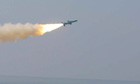 IRAN TEST-FIRES MISSILE