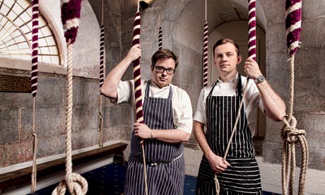 The Young Turks' Issac McHale and James Lowe at Christ Church, Spitalfields