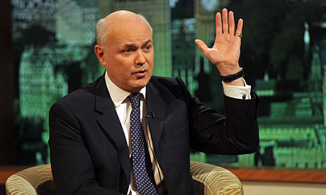 Iain Duncan Smith told The Andrew Marr Show the Stephen Hester bonus was a matter for the RBS board.
