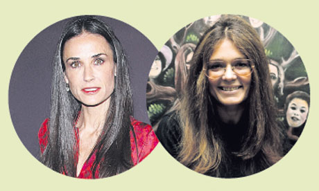 Demi Moore and Gloria Steinem