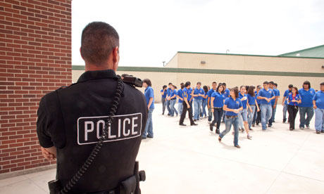 The US schools with their own police