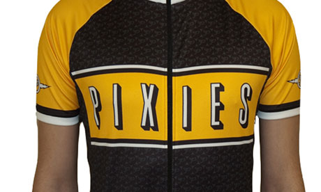 Crazy pop merchandise: pixies cycling jersey