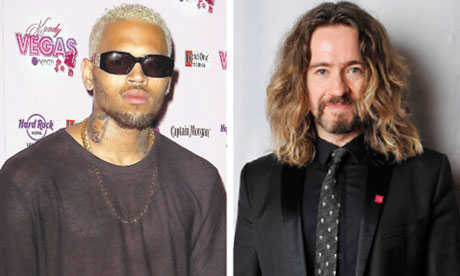 Chris Brown and Justin Lee Collins