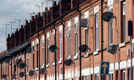 Terraced houses in Leicester