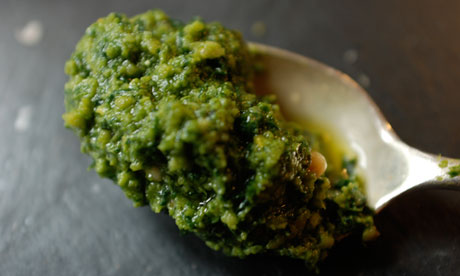 Homemade pesto