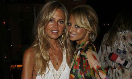 Stylist Rachel Zoe with Nicole Richie.