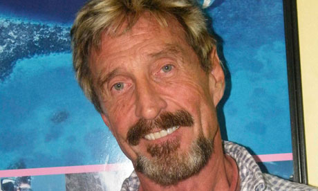 John McAfee … 'He's clearly trying to mess with everybody's heads.'