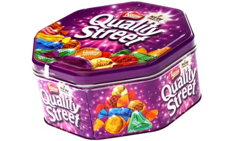 quality street tin
