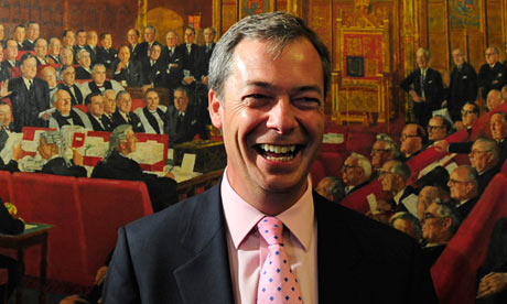 Nigel Farage, leader of Ukip, 2009