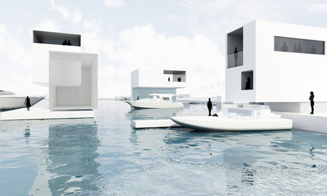How the offshore resort island off Rimini and Riccione on Italy's Adriatic coast might look. 