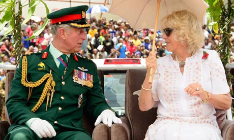 Prince Charles and Camilla Duchess of Cornwall Diamond Jubilee Tour, Papua New Guinea  - 04 Nov 2012