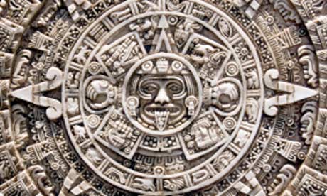 A Mayan stone calendar
