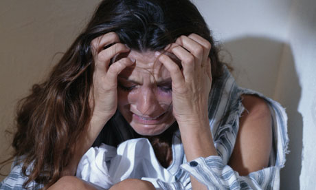 Female domestic abuse victim