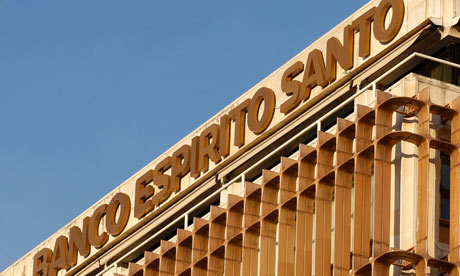 Portuguese bank BES headquarters are seen in Lisbon