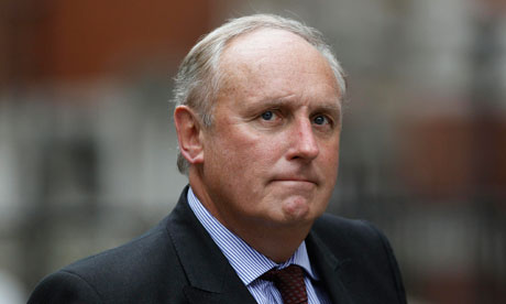 Daily Mail editor-in-chief Paul Dacre arrives to give evidence at the Leveson Inquiry