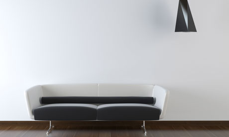 A minimalist living room