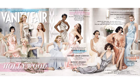 The March 2012 fold out cover of Vanity Fair magazine
