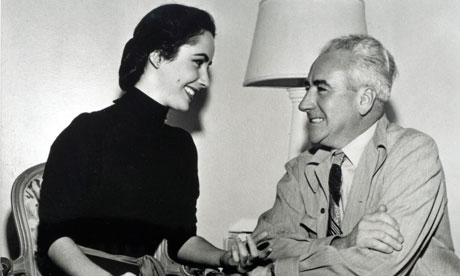 Elizabeth Taylor with her father Francis