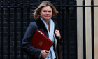 Transport secretary Justine Greening