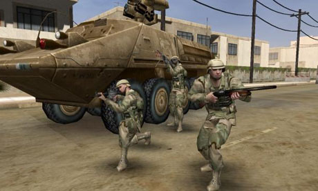 A screenshot from a Kuma\War game.