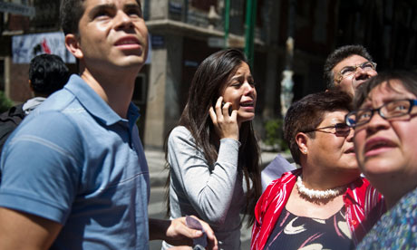 Earthquake felt in Mexico City