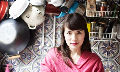 Cook Rachel Khoo shot in her Paris kitchen, for The Little Paris Kitchen