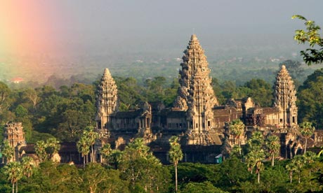 The temple of Angkor Wat near