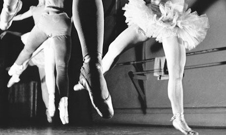 Ballerinas Practicing Leaps