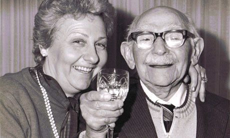 Jacob ­Wimborne on his 100th birthday