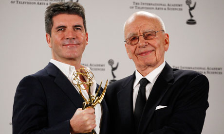 Simon Cowell and Rupert Murdoch