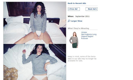 American Apparel banned ads