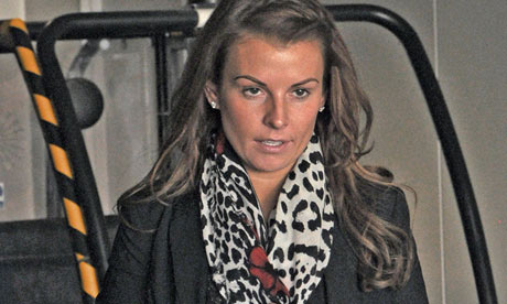 Coleen Rooney at  Heathrow airport