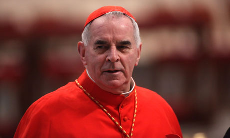 Cardinal Keith O'Brien at the Vatican, in February.