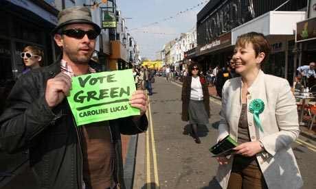 Caroline Lucas, Green Party leader 
