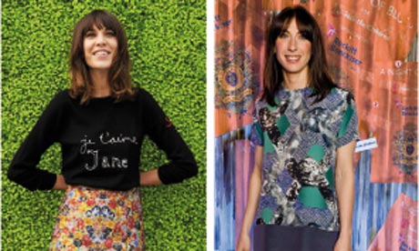 Alexa Chung and Samantha Cameron