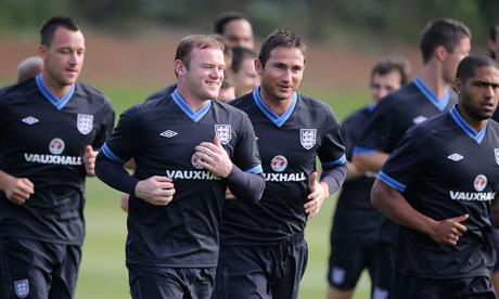 England football training