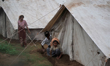 Burma displacement camp