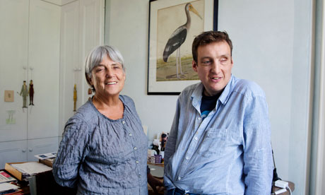 Sam Frears and mother