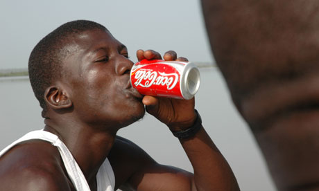 Someone Drinking Coke