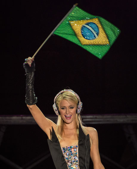 Look, waving a Brazilian flag is trickier than it looks, folks.
