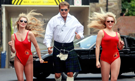 David Hasselhoff at the Pleasance theatre, Edinburgh