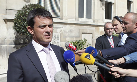 French Interior Minister Manuel Valls