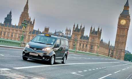 Nissan NV200 taxi in London