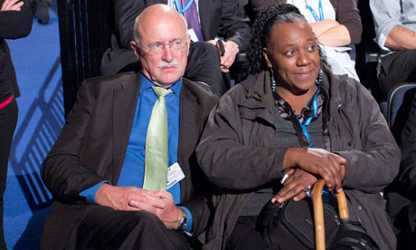 Michael White with Pauline Pearce