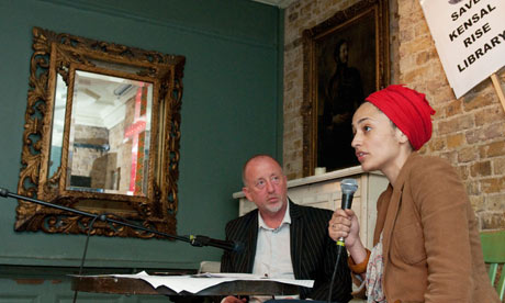 Zadie Smith, library