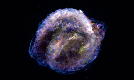 A young supernova taken by Nasa's Chandra X-ray Observatory.
