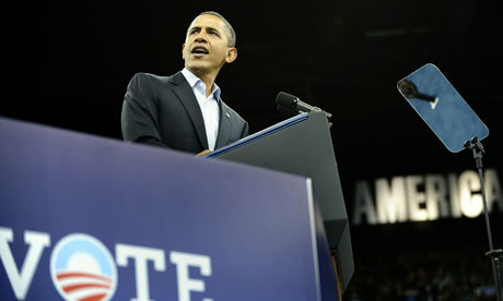US President Barack Obama speaks during