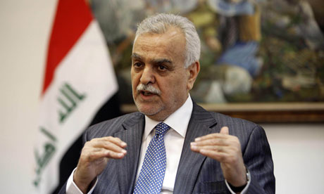 Iraq's vice-presidentTariq al-Hashemi